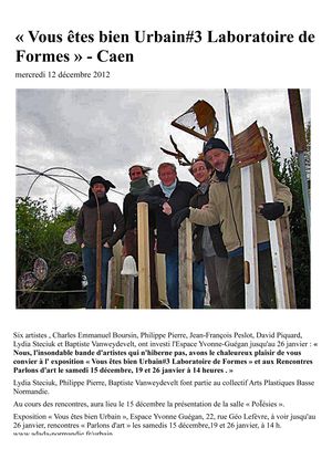 Article ouest france 121212